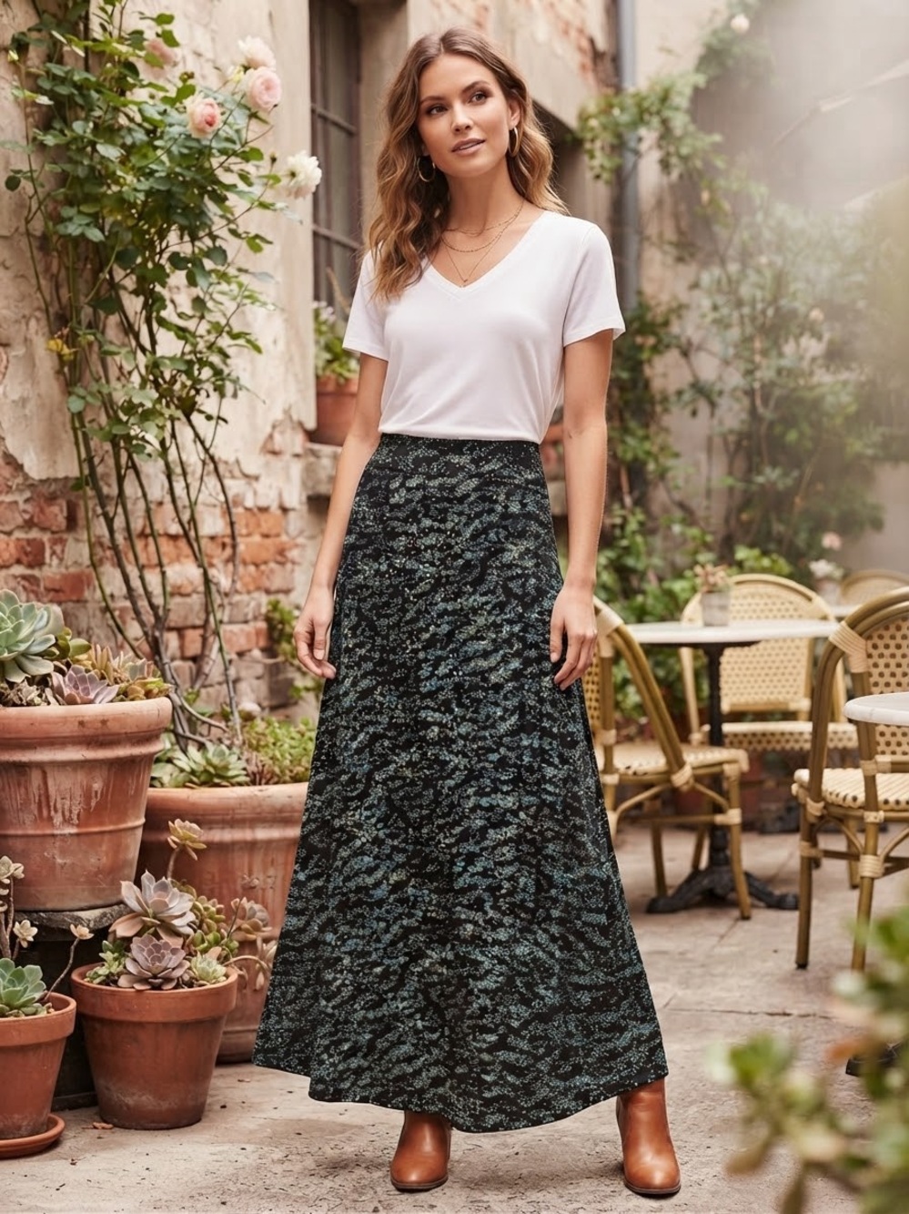 LuLaRoe maxi skirt